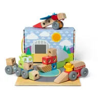 Set de Vehículos de Madera para Niños - 54 Piezas Melissa & Doug