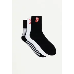 Pack de 3 Calcetines de Rolling Stones Universal