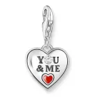 Charm corazón YOU & ME de plata Thomas Sabo