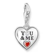 Charm corazón YOU & ME de plata Thomas Sabo