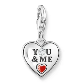 Charm corazón YOU & ME de plata Thomas Sabo