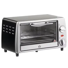 Horno Eléctrico Sobremesa 10L 750W Plata 230℃