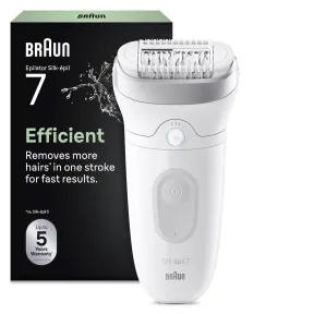 Depiladora Eléctrica Braun Silk·épil 7 Mujer Uso Seco y Mojado