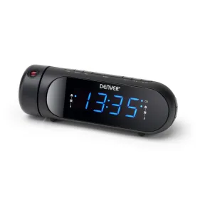 Despertador con Radio FM Denver CPR-700 Negro - Snooze y Temporizador
