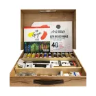 Oleos Titan Goya 12 Tubos 20 ml + Accesorios Caja Cartón