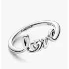 Anillo de Plata de Primera Ley Amor Manuscrito Pandora