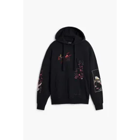 Sudadera Desigual paisaje con capucha - Talla L