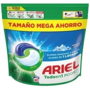 Detergente Líquido ARIEL PODS 60 Cápsulas Todo en 1