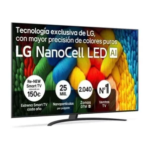 Smart TV LG 86″ NanoCell 4K, Procesador α7 Gen8, Gaming Cloud
