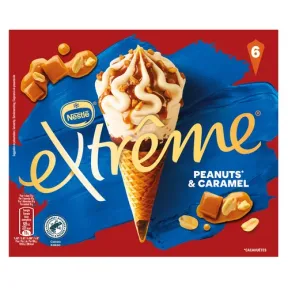 Conos de helado Nestlé EXTRÊME 6 x 120 ml - Sabores variados
