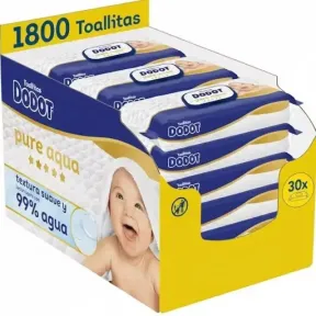 Toallitas Dodot Pure Aqua 1800 Unidades