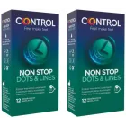 Control Non Stop Dots & Lines: 24 Preservativos
