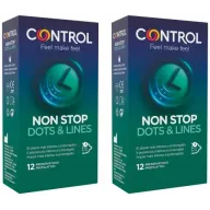 Control Non Stop Dots & Lines: 24 Preservativos