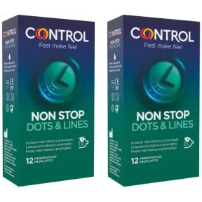 Control Non Stop Dots & Lines: 24 Preservativos