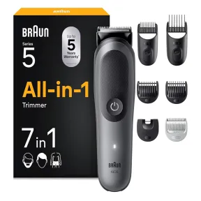 Braun AIO5520, Kit 7 en 1, Tecnología SensitiveTrim
