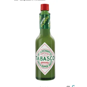 Salsa Picante Verde Suave con Chiles Jalapeños - Tabasco