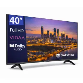 Smart TV Daewoo 40 Pulgadas Full HD, Dolby Audio, HDR10