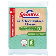 Paño Classic de Esponja Spontex, 5 Unidades