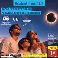 Gafas Homologadas para el Eclipse Solar