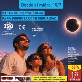 Gafas Homologadas para el Eclipse Solar