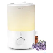 Humidificador LEVOIT 3L Silencioso con Luz Nocturna y Apagado Automático