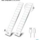 Luz LED Magnética con Sensor para Armario - 2 Piezas 5000K