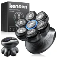 Afeitadora Eléctrica Kensen 7D Impermeable para Cabeza