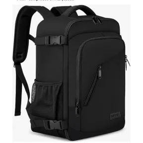 Mochila de Mano para Viaje 20L con Puerto USB, Negra