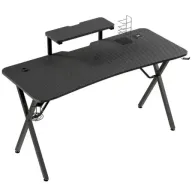 Mesa RGB Negra Gaming 140x60cm