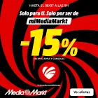 Exclusivo: 15% TOTAL para usuarios de miMediaMarkt