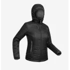Chaquetón negro mujer Kipsta FCOAT 100 de fútbol