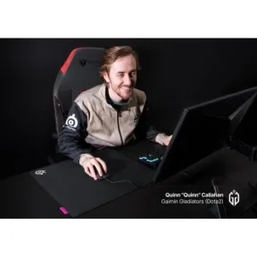 Alfombrilla Gaming Negra SteelSeries QcK Performance L Speed
