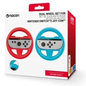 Volante Rojo Nacon con adaptador para Nintendo Switch 2