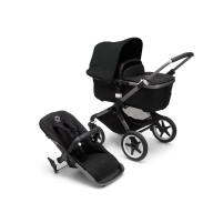 Cochecito Bugaboo Fox 3 Grafito Midnight Black Completo