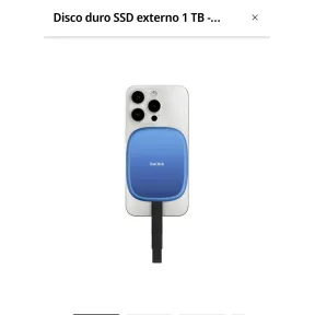 SanDisk Creator Phone SSD 1 TB - Disco Duro Externo MagSafe