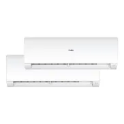 Aire acondicionado Haier Inverter 2x1 Flexis Blanco 25+35 LUVi