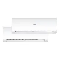 Aire acondicionado Haier Inverter 2x1 Flexis Blanco 25+35 LUVi