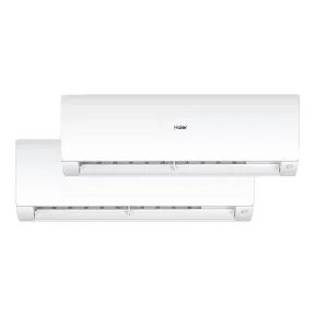 Aire acondicionado Haier Inverter 2x1 Flexis Blanco 25+35 LUVi