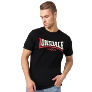 Camiseta Hombre Lonsdale London Negro Dos Tonos (M, XL)
