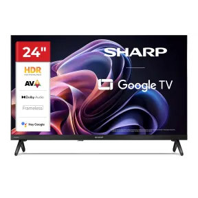 Google TV Sharp 24" Full HD HDR10 con Bluetooth y HDMI ARC