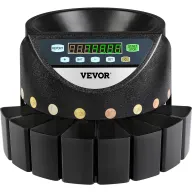 Clasificador de Monedas Euro VEVOR, 300 PCS/min, LED 7 Dígitos