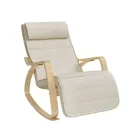 Silla Mecedora SONGMICS con apoyabrazos en 4 colores