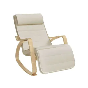 Silla Mecedora SONGMICS con apoyabrazos en 4 colores