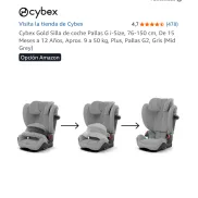Silla de Coche Cybex Gold para Niños