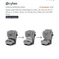 Silla de Coche Cybex Gold para Niños