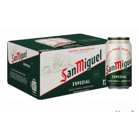3 Cajas de Cerveza San Miguel Especial Lager, 36 Latas