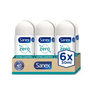 Desodorante Extra Control Sanex Zero% (12 unidades)