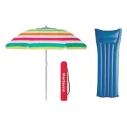 Sombrilla y colchoneta Besway de 200 cm (color aleatorio)