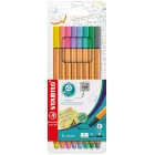 Rotuladores point 88 pastel - Estuche de 8 unidades STABILO