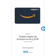 Tarjeta de Regalo Amazon de 5€ para Travel Club